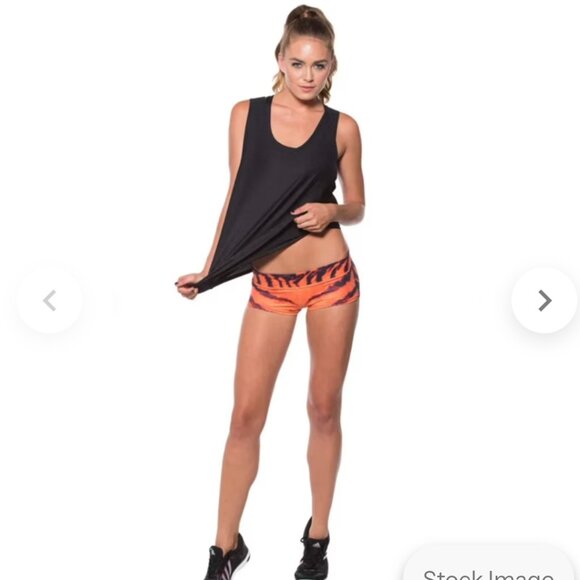 Blackmilk Tiger Stripes Short Shorts XL - Picture 1 of 5